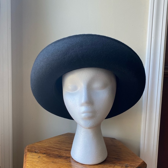 Vintage Scala Collectione women's felt hat 100% wool hand crafted hat/size 22 - Picture 11 of 16